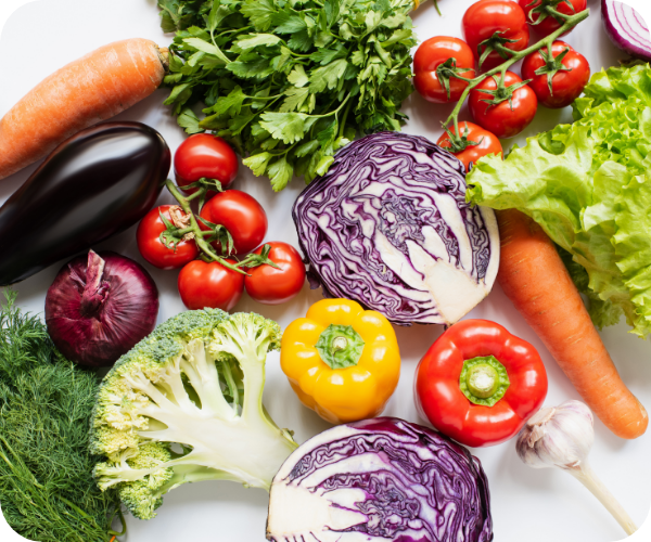 色とりどりの野菜
